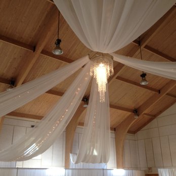 Upstate Event Services - Chandolier and ceiling Drapes - Party Equipment Rentals Near Me - Greenville, South Carolina