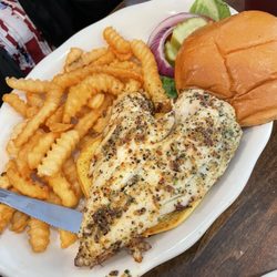 Grilled fish sandwich $12