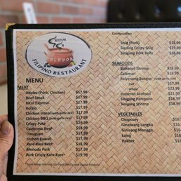 Menu Menu