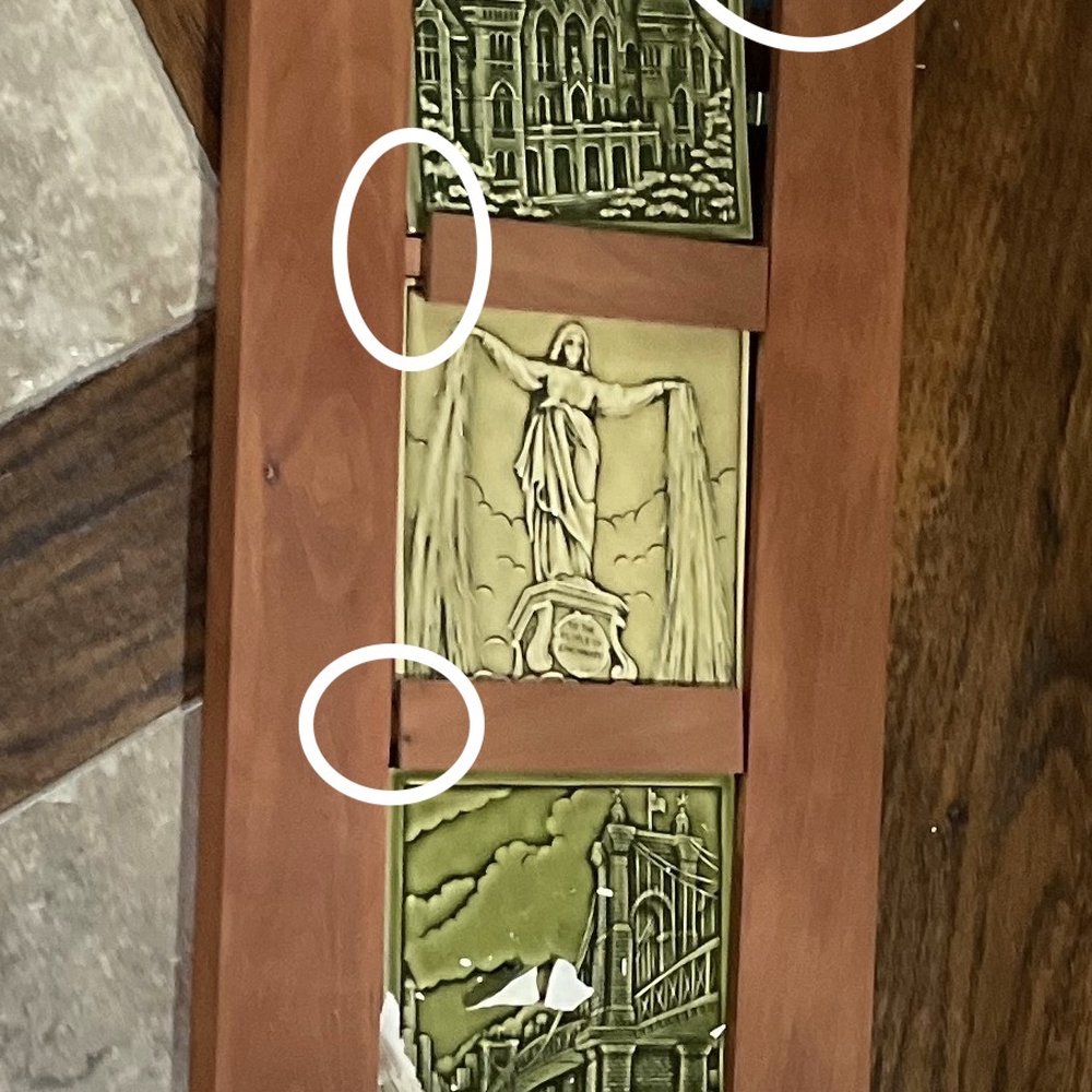 Art & Frame + Signs - Damage shown after falling off the wall - Framing Near Me - McKinney, Texas Art & Frame + Signs - Damage shown after falling off the wall - Framing Near Me - McKinney, Texas