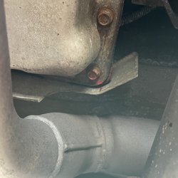 Modern Tire & Auto Service - Photo of transmission pan with gasket. They claimed to have replaced gasket and filter...you can see the cracks in the old gasket still in