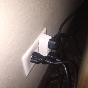 Holiday Inn Chicago Matteson Conf Ctr - After - replaced with a new adapter and placed in the opposite prongs..microwave and refrigerator in the same adapter.. a "Big No No" - Hotels Near Me - Matteson, Illinois Holiday Inn Chicago Matteson Conf Ctr - After - replaced with a new adapter and placed in the opposite prongs..microwave and refrigerator in the same adapter.. a "Big No No" - Hotels Near Me - Matteson, Illinois