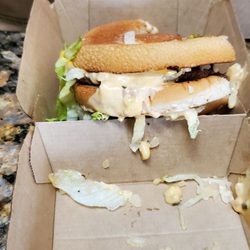 McDonald's - A very sloppy made big mac