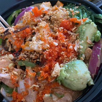 Hawaiian Poke - Now this is how a bowl should look. Did not disappoint! - Poke Near Me - Dublin, California