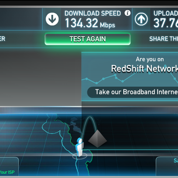 Red Shift Internet Services - Speed we're getting over 40 mile backhaul link - Internet Service Providers Near Me - Monterey, California Red Shift Internet Services - Speed we're getting over 40 mile backhaul link - Internet Service Providers Near Me - Monterey, California