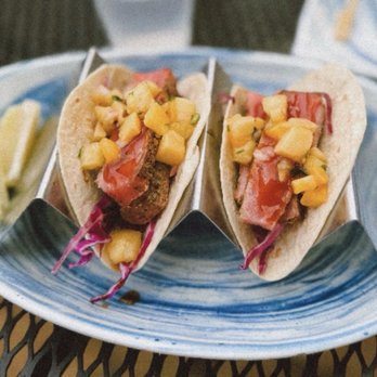 Captains Quarters Riverside Grille - Caribbean jerk Tuna Tacos. - Seafood Near Me - Prospect, Kentucky