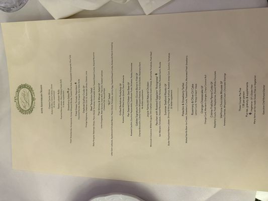 Menu photo 1 The Gables Inn and Restaurant Beach Haven, NJ