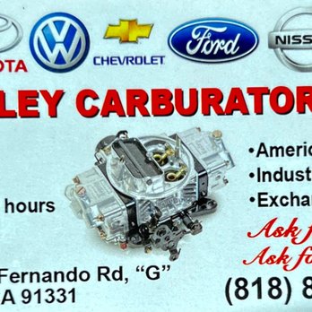 Valley Carburetor - Business card - Auto Repair Near Me - Pacoima, California Valley Carburetor - Business card - Auto Repair Near Me - Pacoima, California