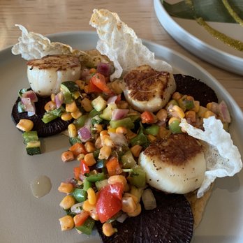 Cultivate Craft Kitchen - Scallops entree - New American Near Me - Draper, Utah Cultivate Craft Kitchen - Scallops entree - New American Near Me - Draper, Utah