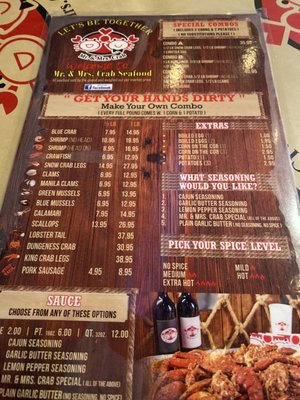 Menu photo 4 Mr. & Mrs. Crab Sanford, FL