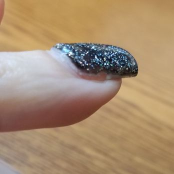 Princess Nails - Sooooo thick and ugly.... and what's that,  a chip on the side already.... yeah that happened within hours of walking out of the store! - Nail Salons Near Me - Tacoma, Washington