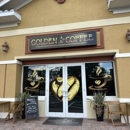 Exterior outside entrance of Golden Coffee - North Port, Florida Exterior outside entrance of Golden Coffee - North Port, Florida