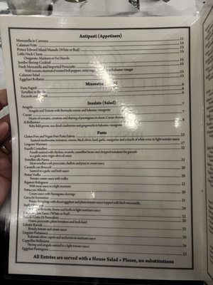 Menu photo 7 Bellissimo Montvale, NJ