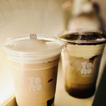 Torotea - Popcorn Milktea & Hojicha einspanner - Coffee & Tea Near Me - San Marino, California