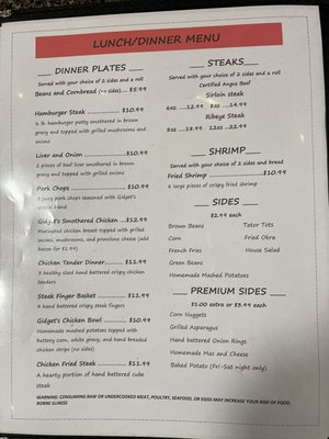 Menu photo 5 Gidget’s Place Crowder, OK Menu photo 5 Gidget’s Place Crowder, OK