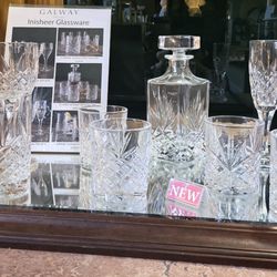Belleek Pottery Visitor Centre - Just like the set we have at home! Beautiful crystal