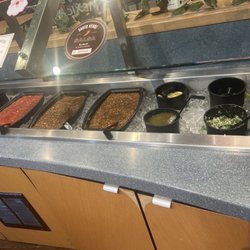 Sharky's Woodfired Mexican Grill - Salsa bar