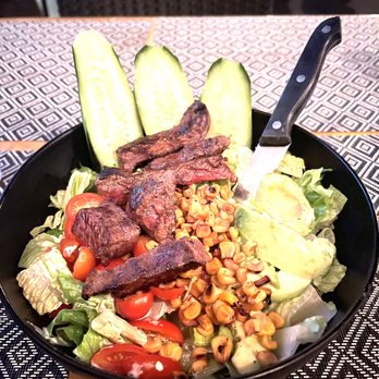 Sena On Myrtle - Steak salad - New American Near Me - Monrovia, California Sena On Myrtle - Steak salad - New American Near Me - Monrovia, California
