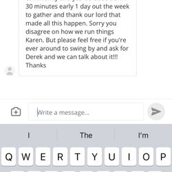 Counter Culture - Blanchard - So the owner reached out. Talked about the Lord, then proceeded to call me a Karen. This guy is a clown