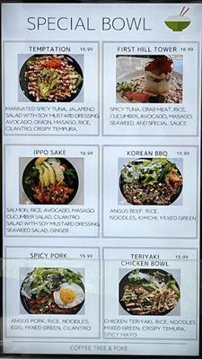 Menu photo 1 Coffee Tree & Poke Seattle, WA