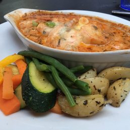 Seafood thermidor Seafood thermidor