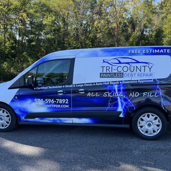 Tri-County Paintless Dent Repair - Mobile Dent Repair Near Me - Goshen, Indiana Tri-County Paintless Dent Repair - Mobile Dent Repair Near Me - Goshen, Indiana