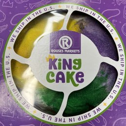 Rouse's own signature king cake Rouse's own signature king cake