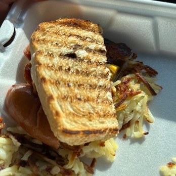 Jack's Whittier Restaurant - The other half of my spicy pig that had hardly any bacon! The spicy policy sausage was not spicy and more on the sweet side! - Breakfast & Brunch Near Me - Whittier, California Jack's Whittier Restaurant - The other half of my spicy pig that had hardly any bacon! The spicy policy sausage was not spicy and more on the sweet side! - Breakfast & Brunch Near Me - Whittier, California