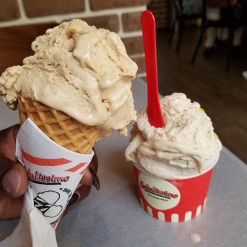 Gelatissimo - Salted caramel cone and ginger beer and mango cup - Ice Cream & Frozen Yogurt Near Me - The Rocks, NSW Gelatissimo - Salted caramel cone and ginger beer and mango cup - Ice Cream & Frozen Yogurt Near Me - The Rocks, NSW