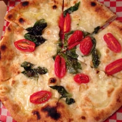 Filetti- basil, garlic, cherry tomatoes fior di latte and Parmesan