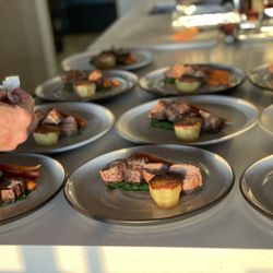 Flavor Affinity - Lamb Loin and Fondant Potato plating
