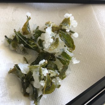 The Table Less Traveled - Tempura tea leaves - Food Tours Near Me The Table Less Traveled - Tempura tea leaves - Food Tours Near Me
