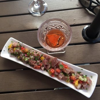 Old Vines Wine Bar - Poisson cru and a high society drink- husband loved! - Wine Bars Near Me - Kennebunk, Maine Old Vines Wine Bar - Poisson cru and a high society drink- husband loved! - Wine Bars Near Me - Kennebunk, Maine