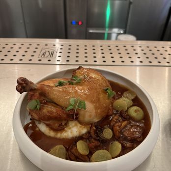 Ash - ORGANIC CHICKEN - chanterelles, marsala, roasted grapes - Italian Near Me - Tampa, Florida Ash - ORGANIC CHICKEN - chanterelles, marsala, roasted grapes - Italian Near Me - Tampa, Florida