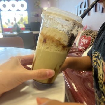 Smile Cafe - Matcha Frostee x Whipped Cream x Chocolate Drizzle x Cookie Topping - Bubble Tea Near Me - Las Vegas, Nevada Smile Cafe - Matcha Frostee x Whipped Cream x Chocolate Drizzle x Cookie Topping - Bubble Tea Near Me - Las Vegas, Nevada
