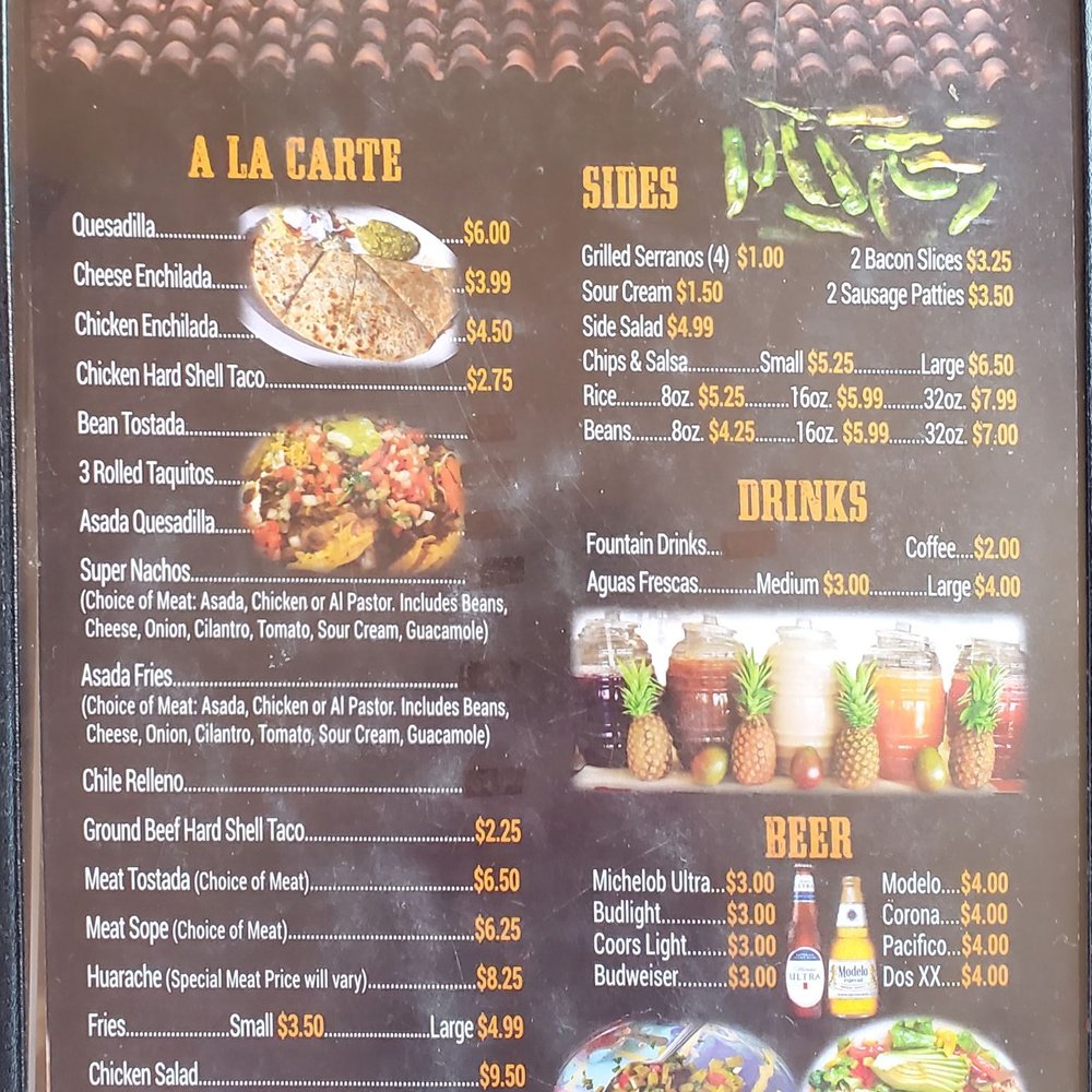 Menu Menu