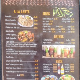 Menu Menu