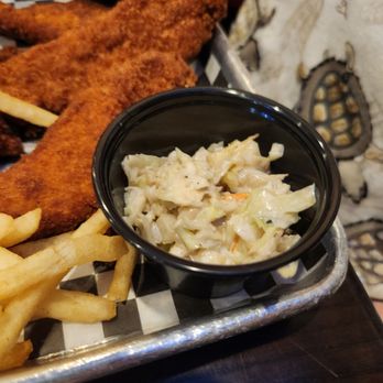 Joey B's On The Hill - The slaw for the chicken strips. The little cup was only 1/2 full. - Italian Near Me - Saint Louis, Missouri Joey B's On The Hill - The slaw for the chicken strips. The little cup was only 1/2 full. - Italian Near Me - Saint Louis, Missouri