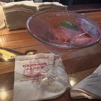 Captain Jack's - Cosmo at the bar - Seafood Near Me - Sunset Beach, California