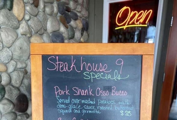 Menu photo 1 Steakhouse 9 Bistro & Lounge Lynden, WA Menu photo 1 Steakhouse 9 Bistro & Lounge Lynden, WA