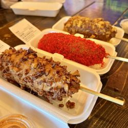 The corn dogs we tried were really good