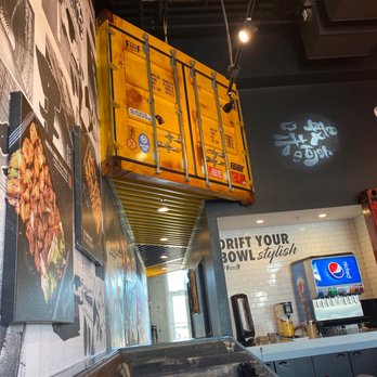 F&F Express - interior - eclectic decor! shipping containers, tailgates and chandeliers! - Asian Fusion Near Me - Irving, Texas F&F Express - interior - eclectic decor! shipping containers, tailgates and chandeliers! - Asian Fusion Near Me - Irving, Texas