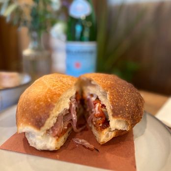 Edoardo's Trattoria - a half eaten sandwich - Italian Near Me - Huntington, New York Edoardo's Trattoria - a half eaten sandwich - Italian Near Me - Huntington, New York