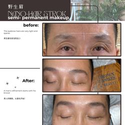 Semi-permanent makeup