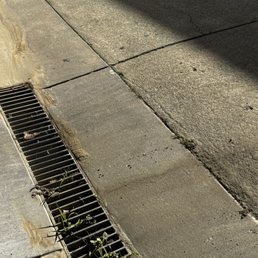 Dirt in drain Dirt in drain