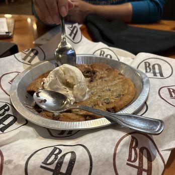 Black Angus Steakhouse - Giant Chocolate Chip Cowboy Cookie - Steakhouses Near Me - Burbank, California