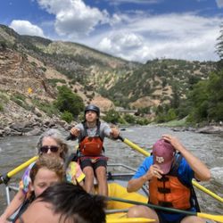 Whitewater Rafting - NASCAR guiding us through