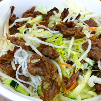 Chicken Pho You - BBQ Pork with Vermicelli Noodles - mixed up. - Vietnamese Near Me - Millbrae, California Chicken Pho You - BBQ Pork with Vermicelli Noodles - mixed up. - Vietnamese Near Me - Millbrae, California
