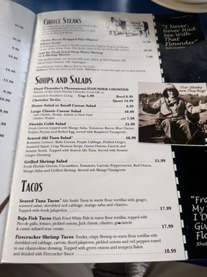 Menu photo 4 Flounder's Chowder House Gulf Breeze, FL
