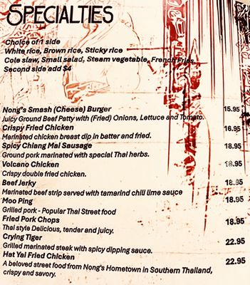 Menu photo 6 Nong's Thai Kitchen Los Angeles, CA